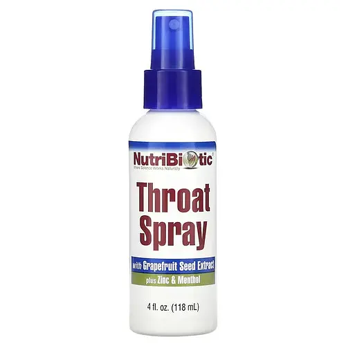 Для горла Throat Spray with Grapefruit seed extract 118 ml Nutribiotic vit0006057