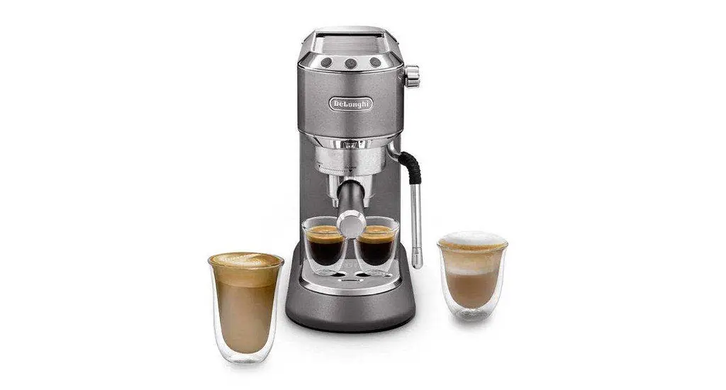 Ріжкова кавоварка еспресо Delonghi Dedica Arte EC 885.GY - фото 2