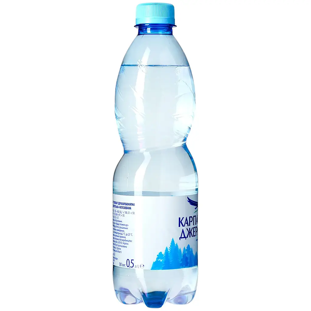 Вода мінеральна Карпатська Джерельна негазована 0.5 л - фото 2