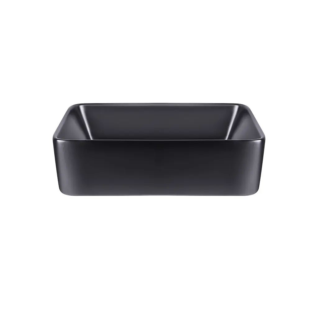 Умивальник Qtap Tern 480x370x135 Black matt QT176069MB, Чорний матовий - фото 3