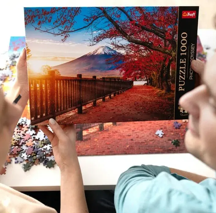 Пазл Photo Odyssey: Гора Фудзи, Япония - 1000 элементов Trefl Premium Plus Quality 10817 - фото 4