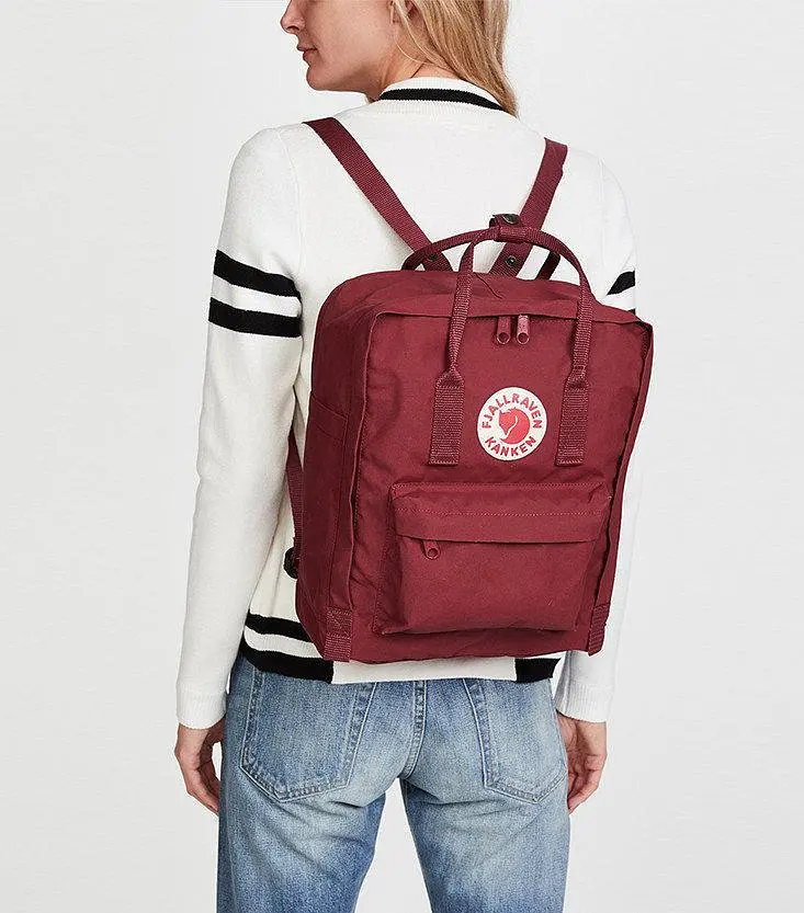 Міський рюкзак Fjallraven Kanken 16 л Classic Бордовий - фото 6