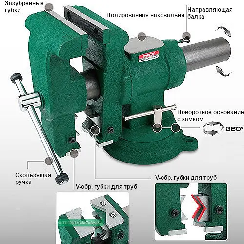 Лещата багатофункціональні поворотні 150мм 6" TOPTUL DJAB0106 - фото 2