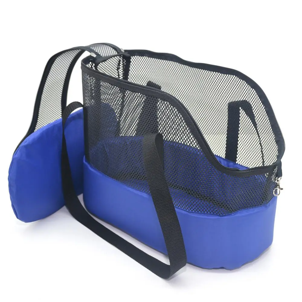 Сумка переноска для тварин Zoo-hunt Літо синя №2 26х50х36 см - фото 2