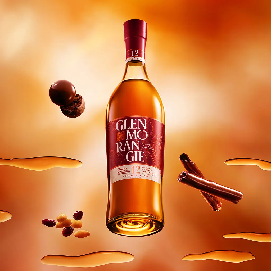 Віскі Glenmorangie Lasanta, 12 років витримки, у подарунковій упаковці, 43%, 0,7 л (374923) - фото 2