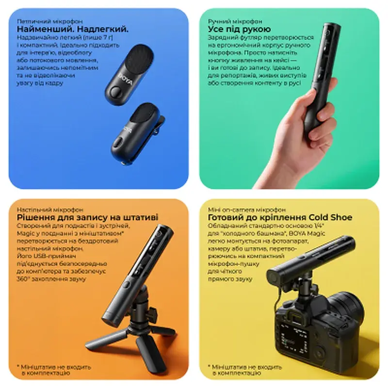 Микрофон Boya Magic-03 Type-C/TRS Black (Magic-03) - фото 10
