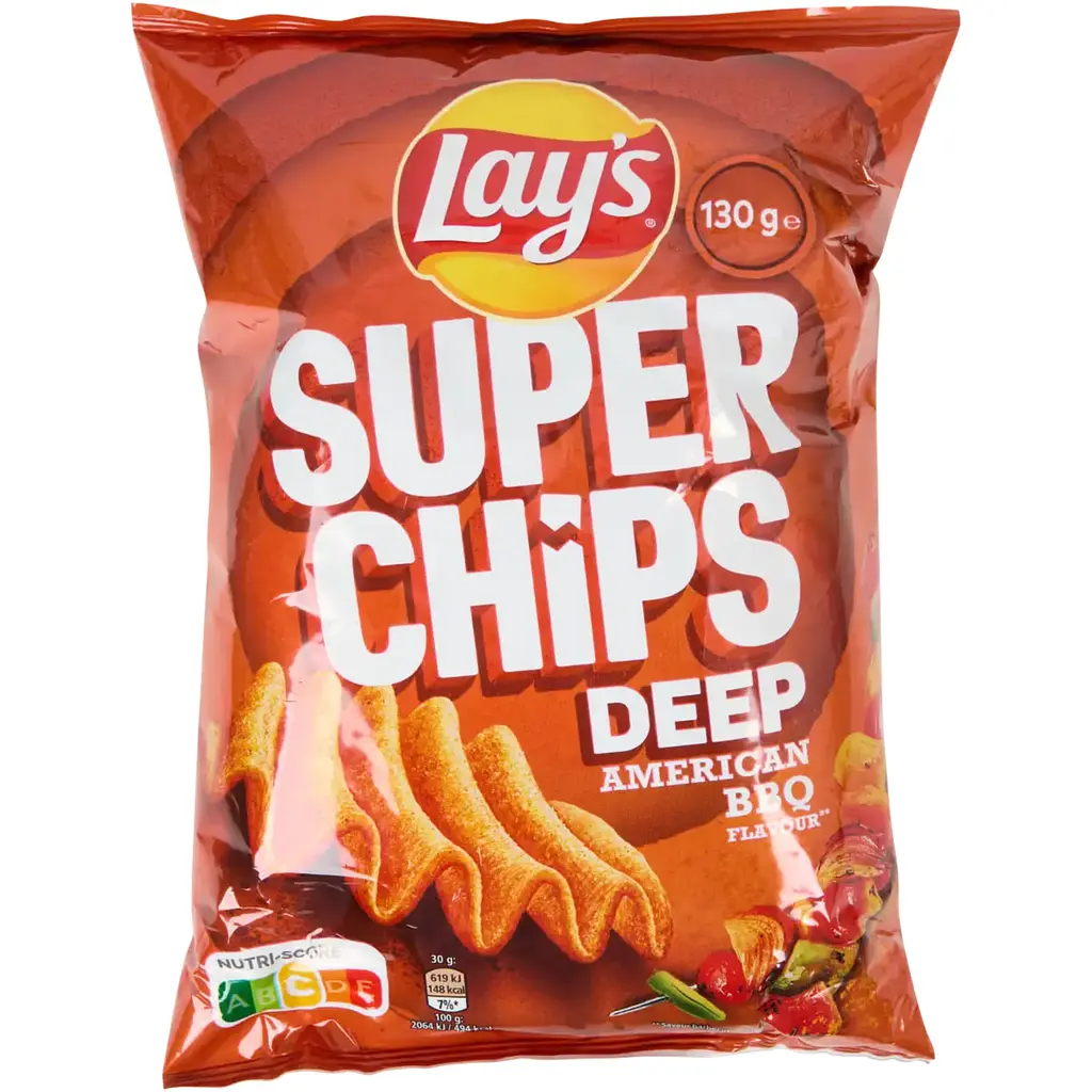 Чипсы Lay's Super Chips Degep American BBQ 130 г