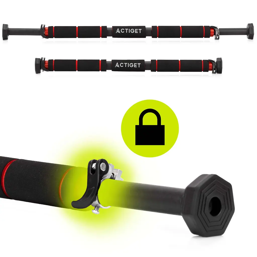 Турнік розсувний Actiget 62-100 см ACT0167 Black/Red - фото 9