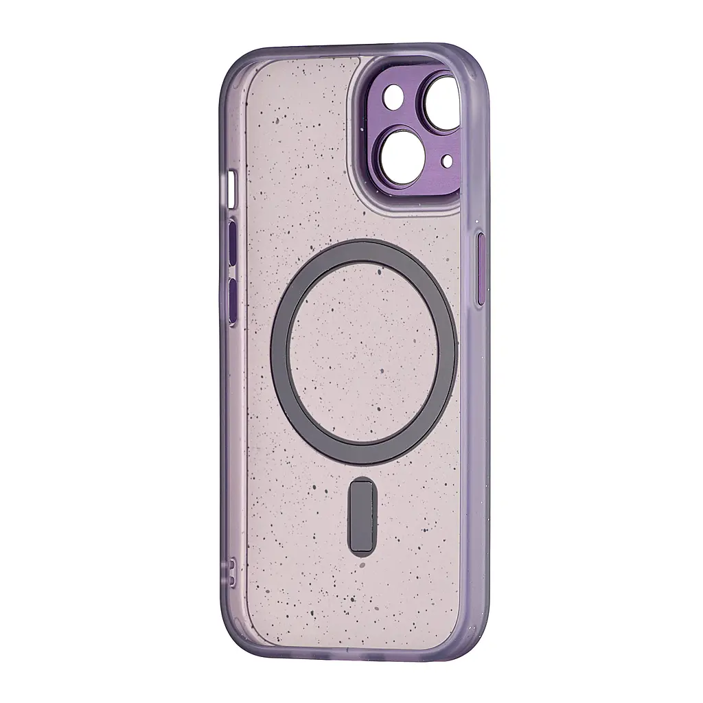 Чохол Splatter with MagSafe iPhone 15 Purple - фото 3