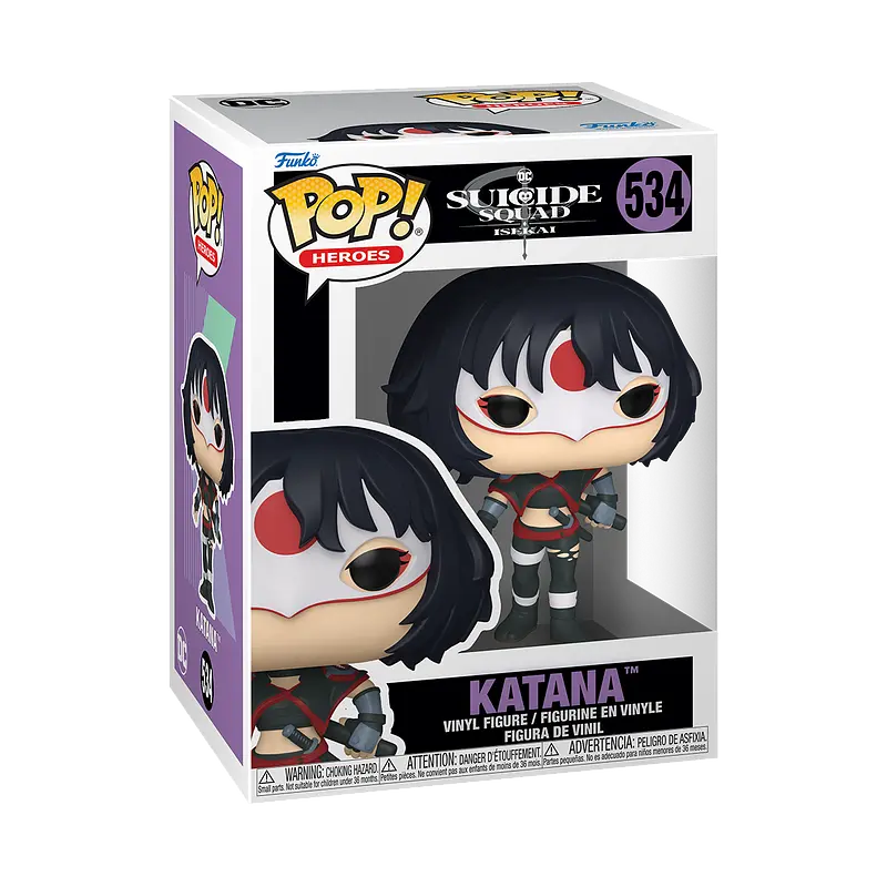 Колекційна  фігурка   Funko Pop ДС: Загін самогубців Катана DC: Suicide Squad Katana 10 см FP DC K 534 - фото 2