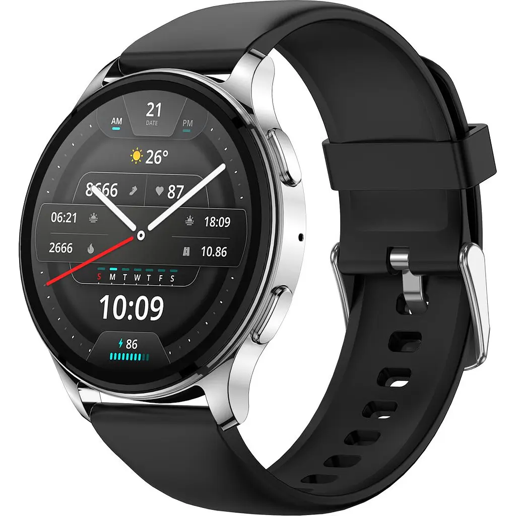 Смарт-годинник Amazfit Pop 3R Black-Silver - фото 2