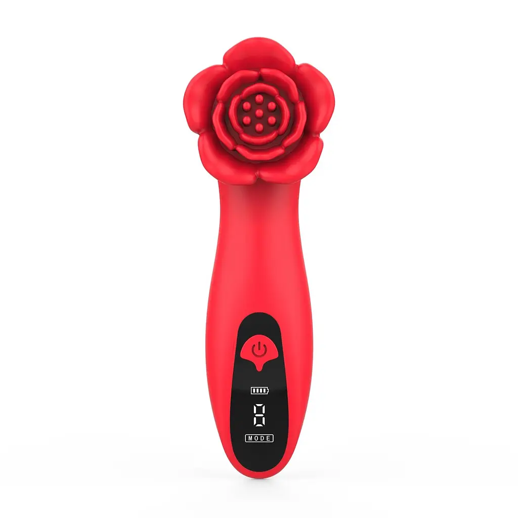 Розкішний вібратор для клітора Loviss Tona Rose Vibrator, у вигляді троянди, 9 режимів - фото 2