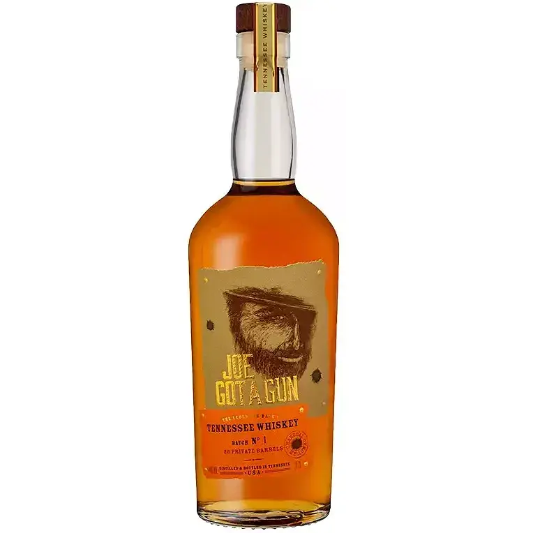 Виски Joe Got Gun Straight Tennessee 40% 0.7 л в подарочной упаковке с двумя бокалами - фото 2