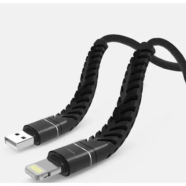 Кабель USB Lightning WUW X 113 color 1 m - фото 4