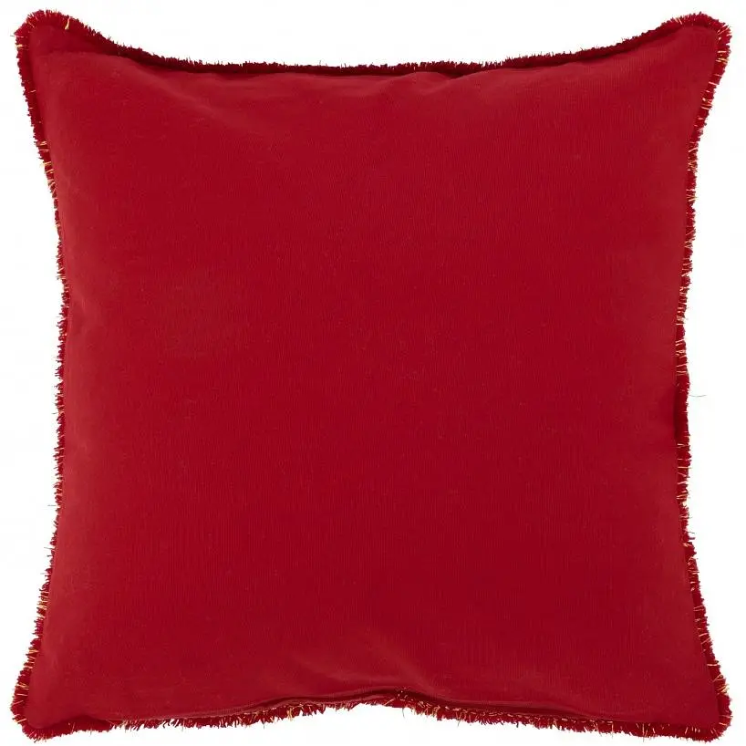 Подушка J-line різдвяна новорічна з ялинкою 45 х 45 см червона (38725) - фото 2