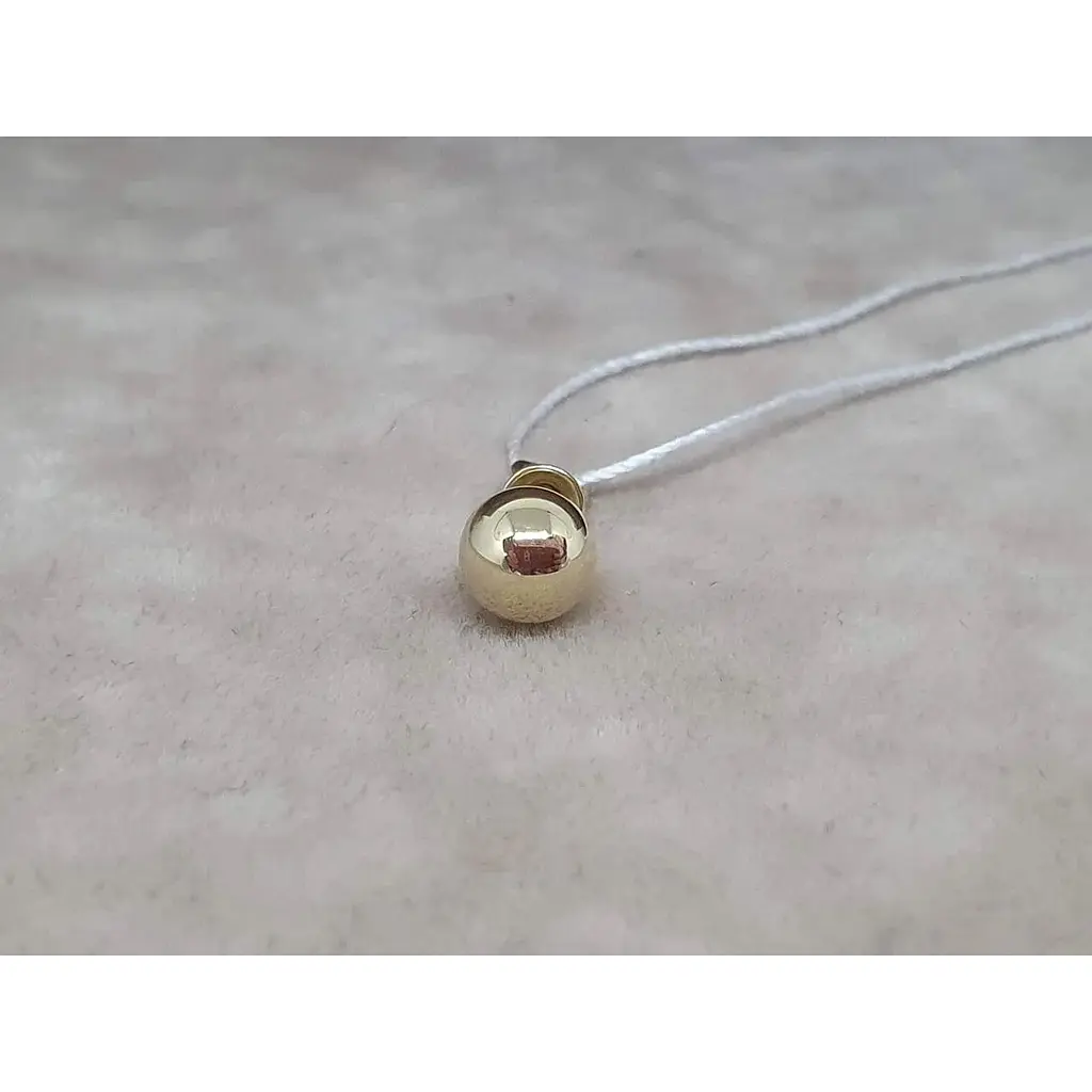 Золотая моносерьга-пуссета Tango Шарик. 580055МШ - фото 3