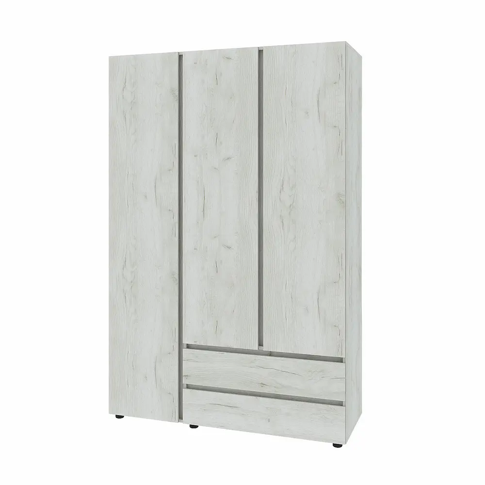 Шафа тридверна Еверест ШЛ-3 Лайт Дуб Крафт білий (DTM-071085) - фото 5