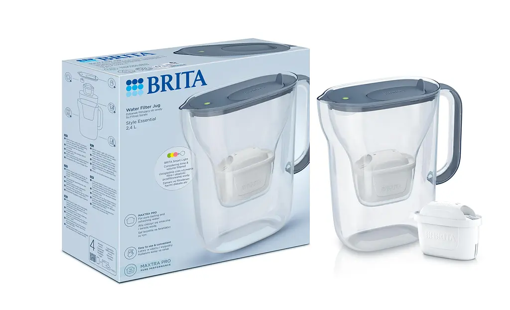 Фільтр-глечик Brita Style Essential Mxpro сіро-блакитний (1058042) - фото 2