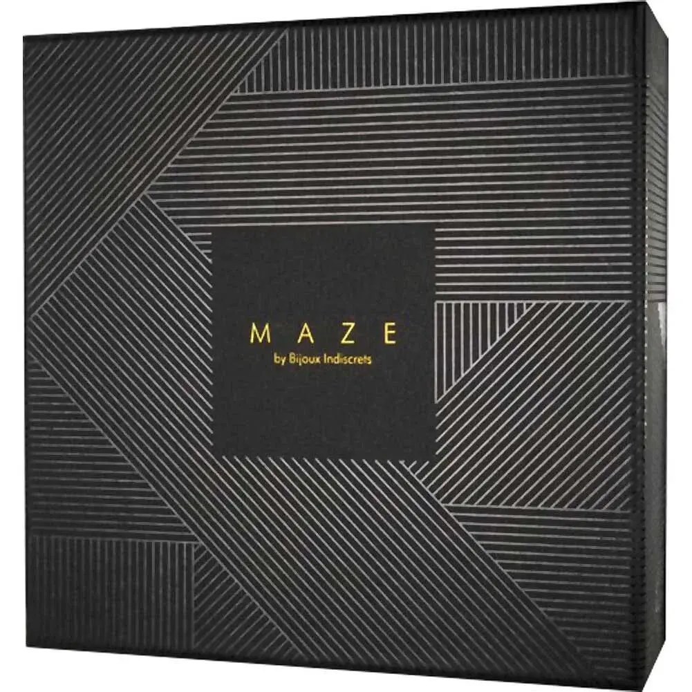 Портупея перехрещена на грудях Bijoux Indiscrets MAZE - 8 Harness, OS, чорний - фото 4