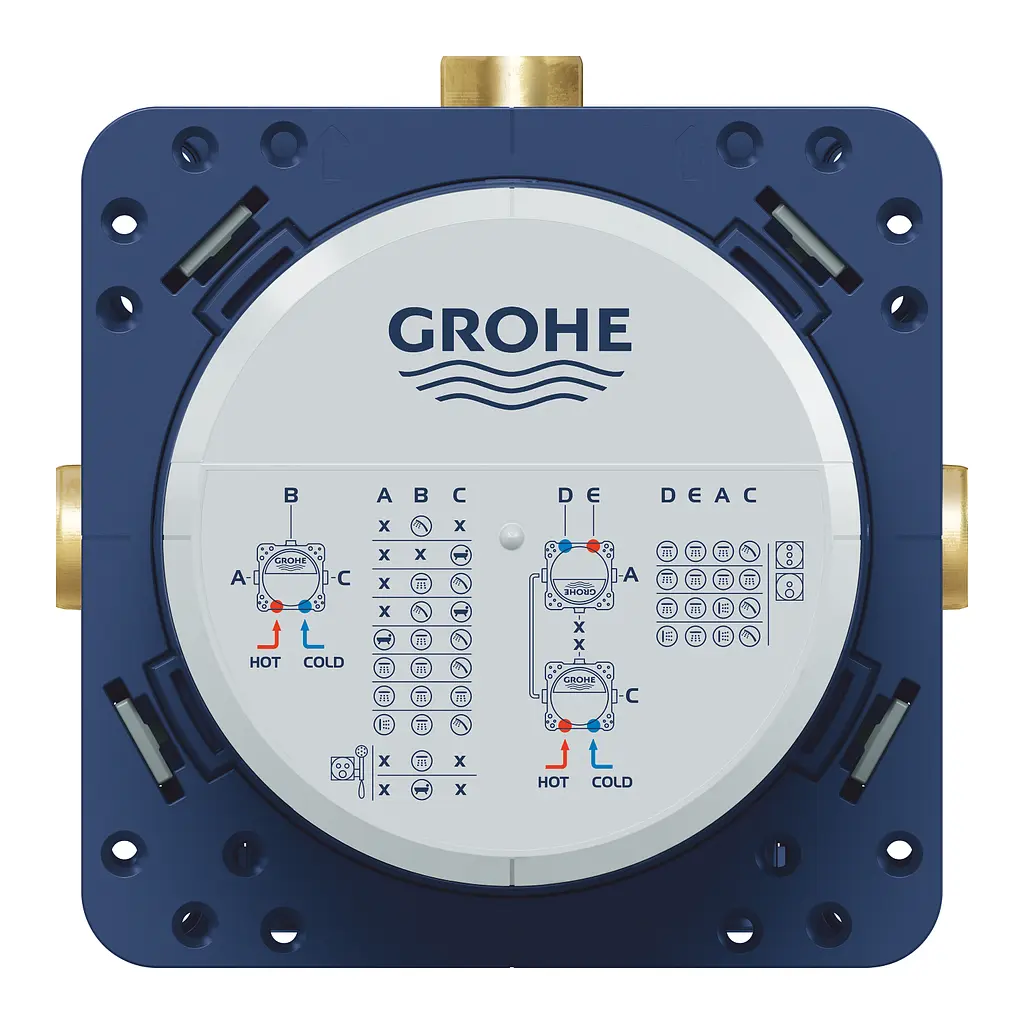 Душова система прихованого монтажу Grohe Eurocube з Tempesta Cube 250 UA26417SC0, Хром - фото 5