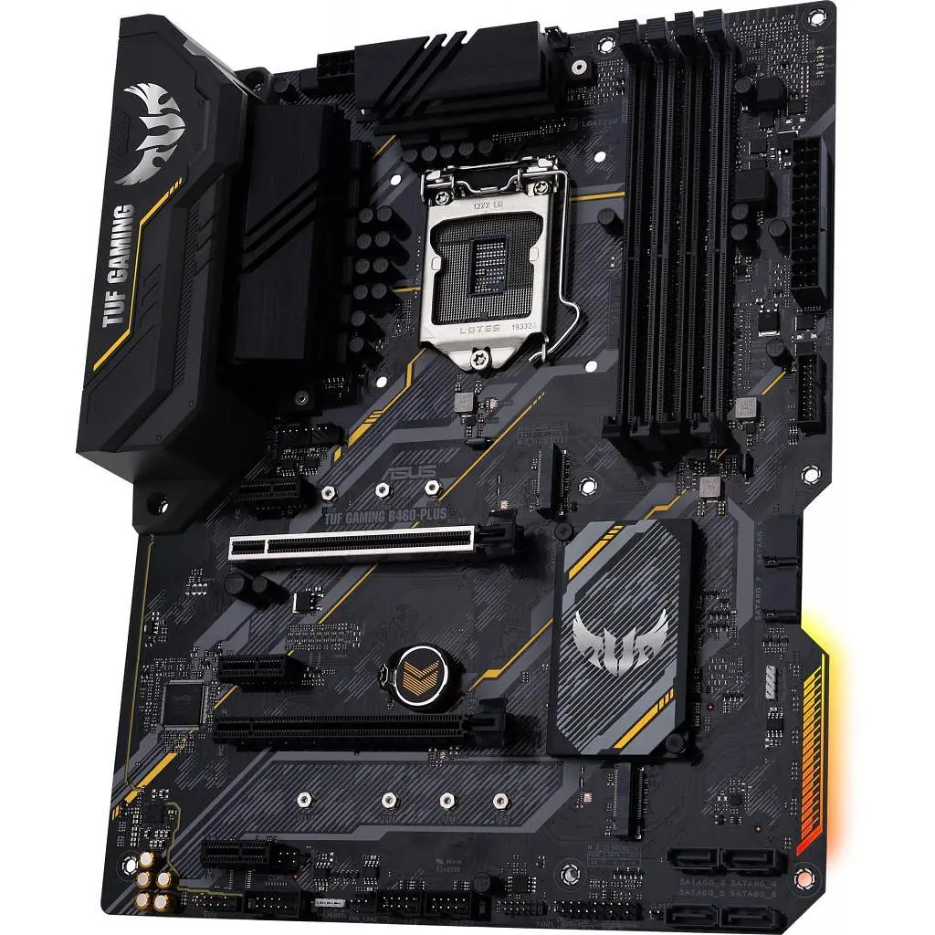 Материнская плата ASUS TUF Gaming B460-Plus (TUF Gaming B460-Plus) (Socket 1200, Intel B460, ATX) Б/у - фото 2