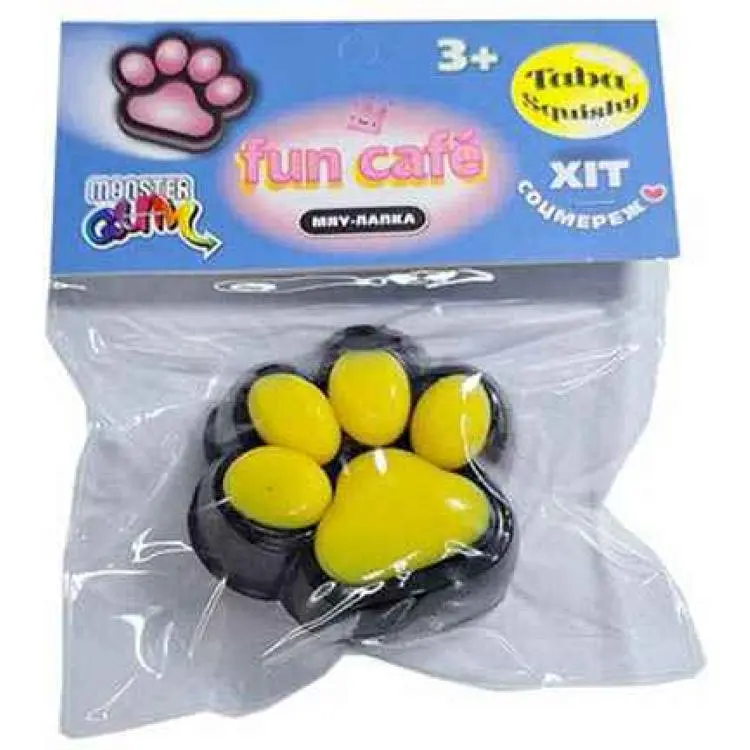 Лапка MONSTERGUM Fun Cafe Taba жовтий Мяу-лапка
