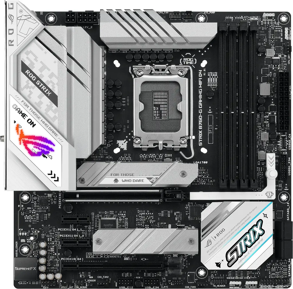 Материнская плата Asus ROG STRIX B760-G GAMING WIFI D4 - фото 2