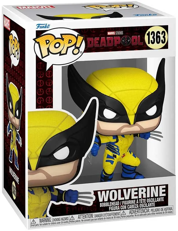 Коллекционная фигурка Funko Pop Дедпул Росомаха Deadpool Wolverine 10 см D W 1363 - фото 3