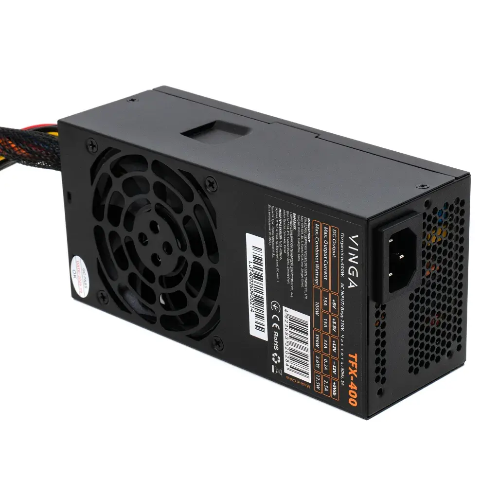Блок живлення Vinga 400W ОЕМ (TFX-400) - фото 2