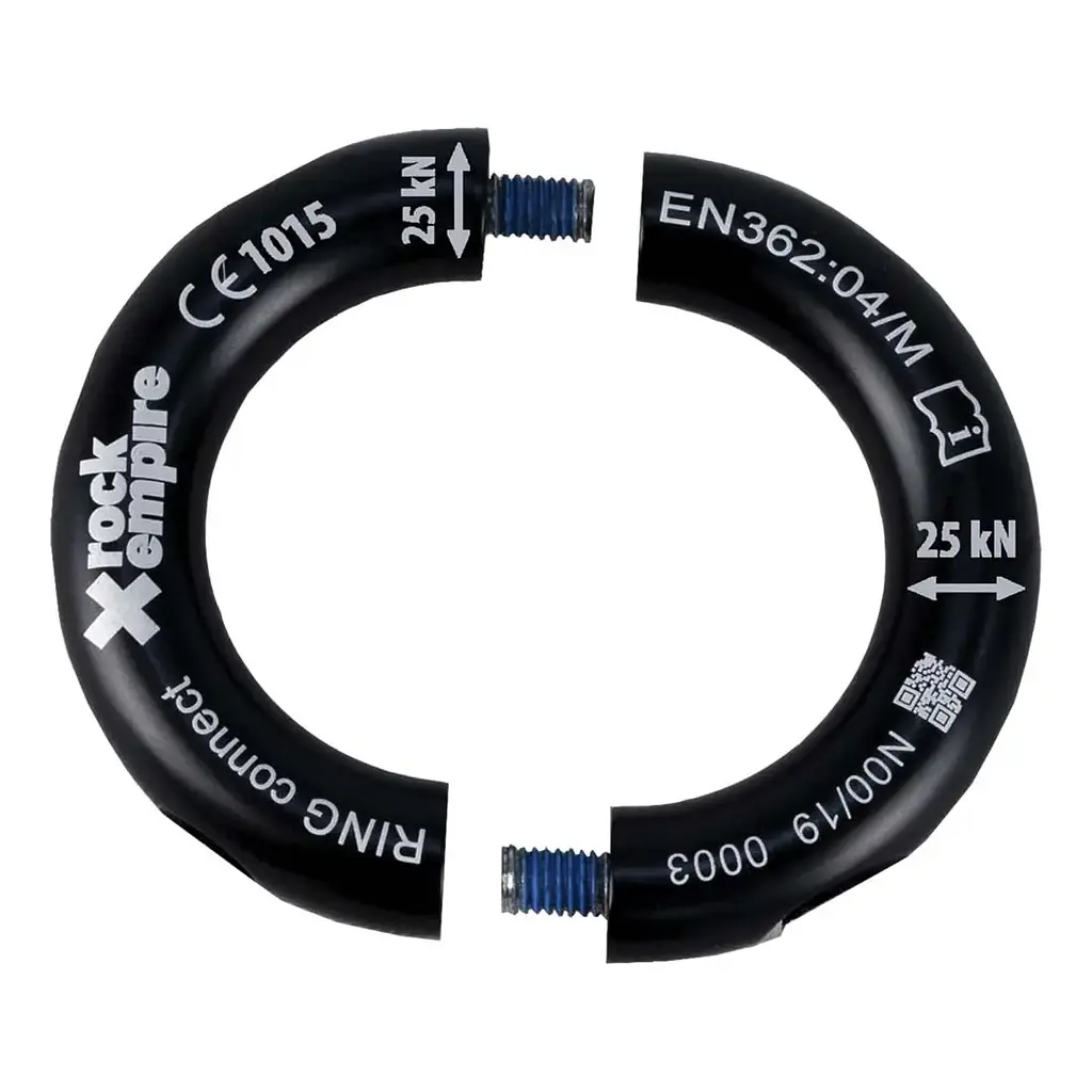 Карабін Rock Empire Ring Connect Black (1053-ZRC053.000+0000W0008000) - фото 2