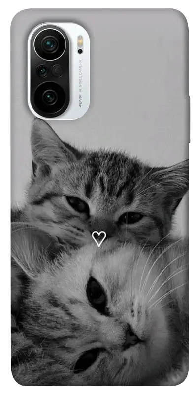 TPU чохол Demsky Grey cats для Xiaomi Redmi K40 / K40 Pro / K40 Pro+ / Poco F3