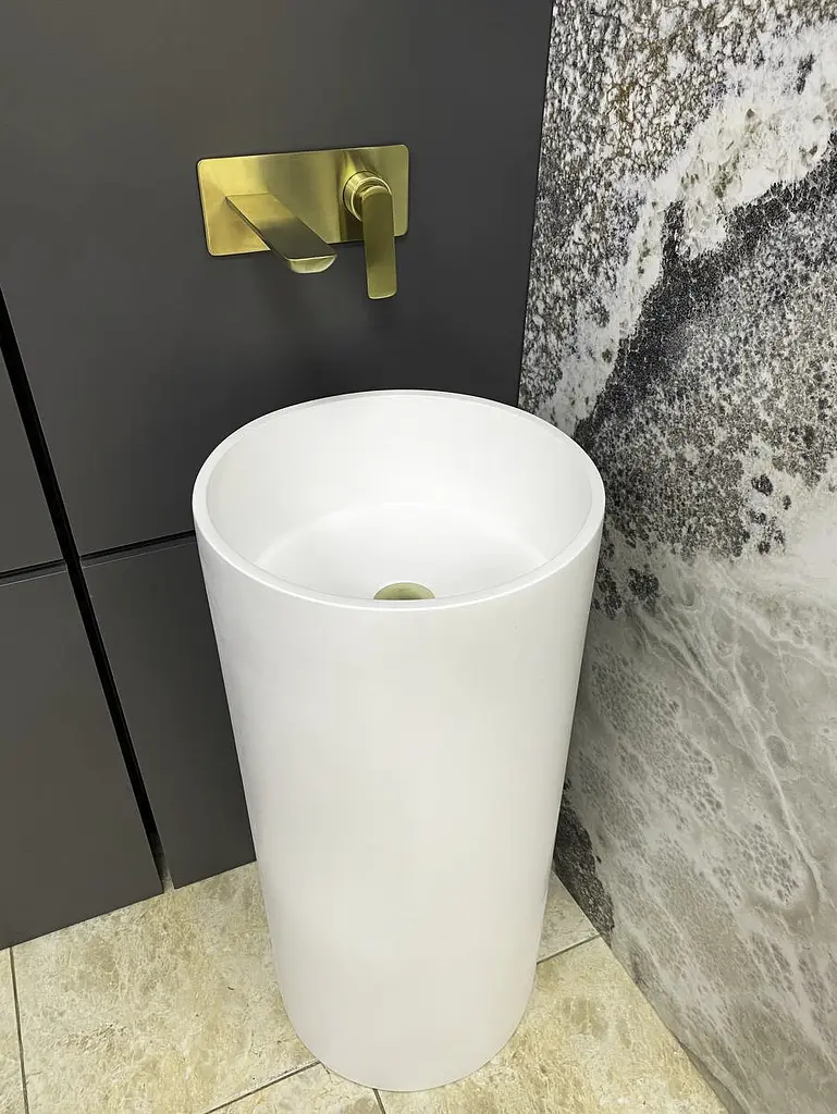 Умивальник підлоговий VBI Catania white matt VBI-019020, Білий матовий - фото 2