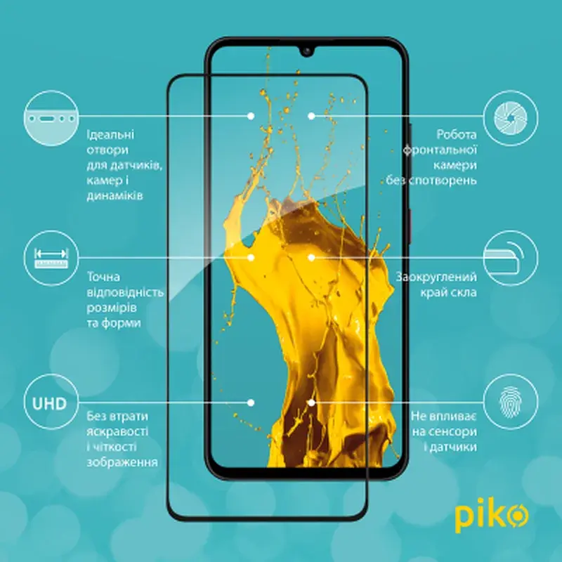 Скло захисне Piko Full Glue Xiaomi 14T Pro Black (1283126603440) - фото 2