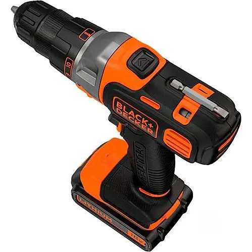 Дрель-шуруповерт Black+Decker MT218K 18V 1.5Ah [89311] - фото 4