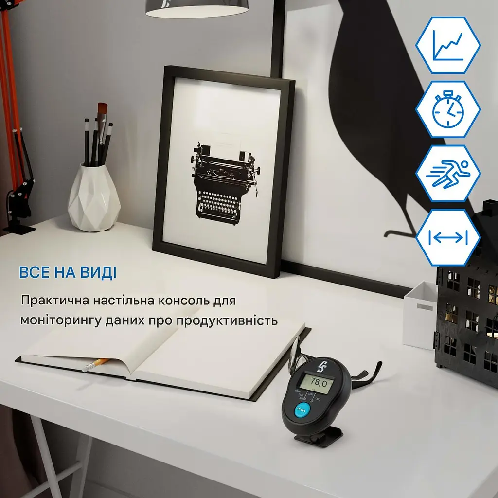 Велотренажер Capital Sports Azura Desk Bike 100 кг (10035534) - фото 2