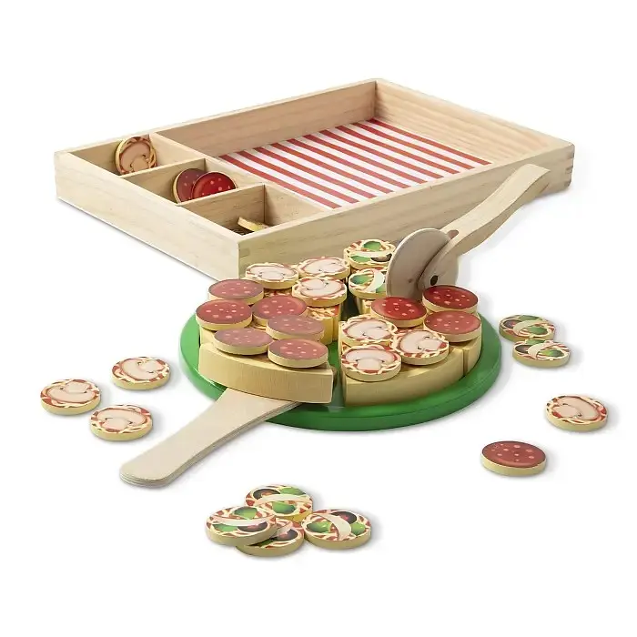 Дерев'яний ігровий набір Melissa&Doug Піца (MD10167) - фото 3