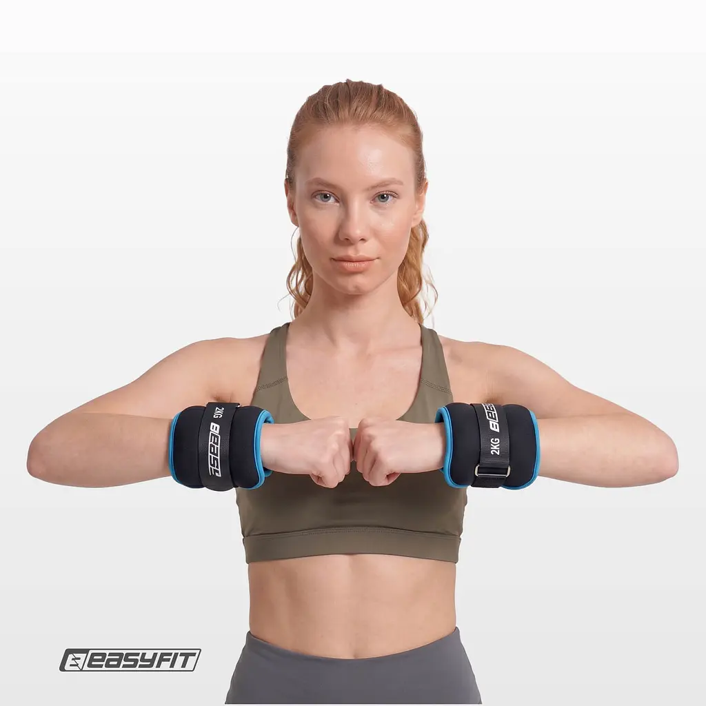 Обтяжувачі EasyFit Comfort 2 кг для ніг та рук з металом (пара) - фото 10