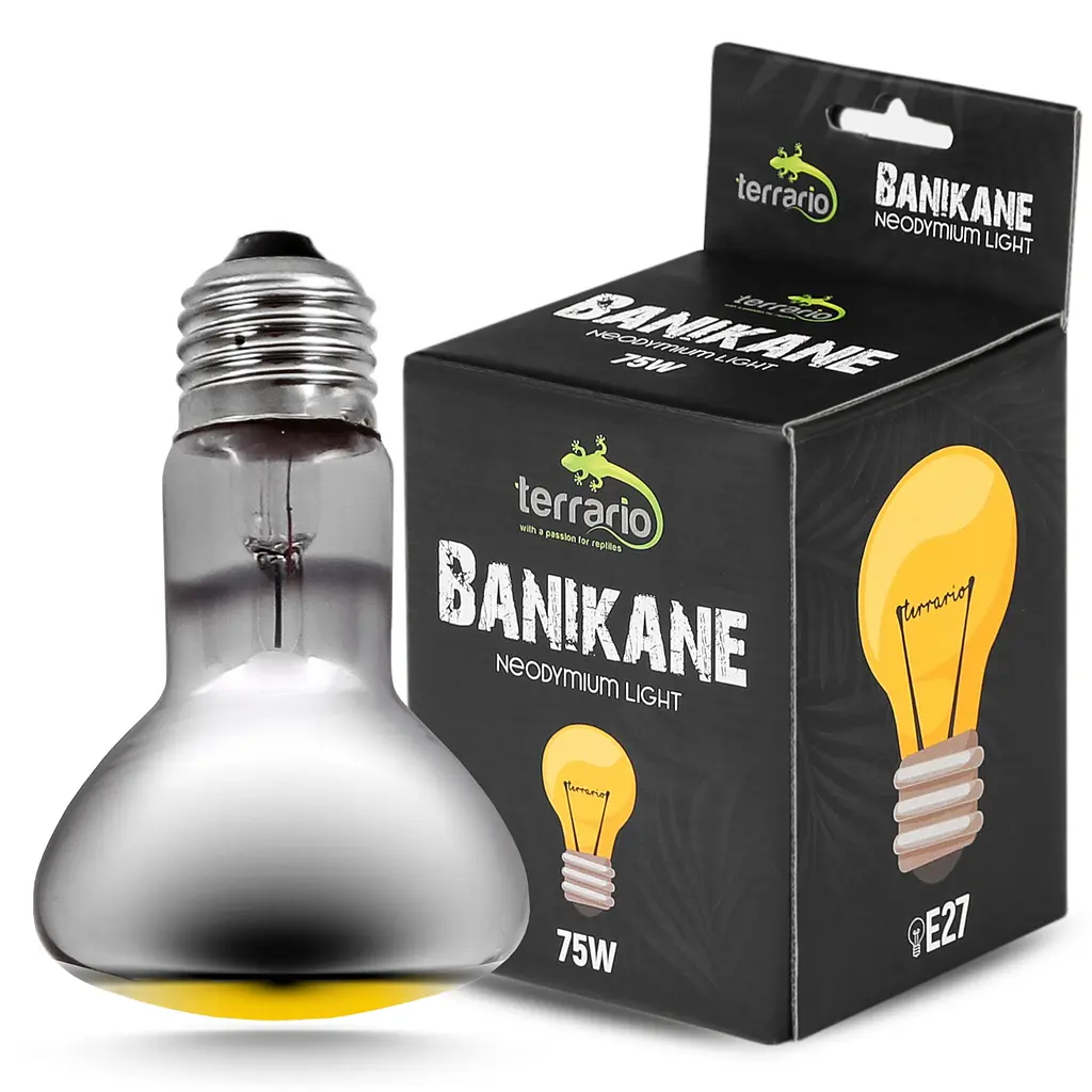 Неодимова лампа Terrario Banikane Neodymium Light 75W – обігрівальна UVA лампа для тераріуму - фото 3