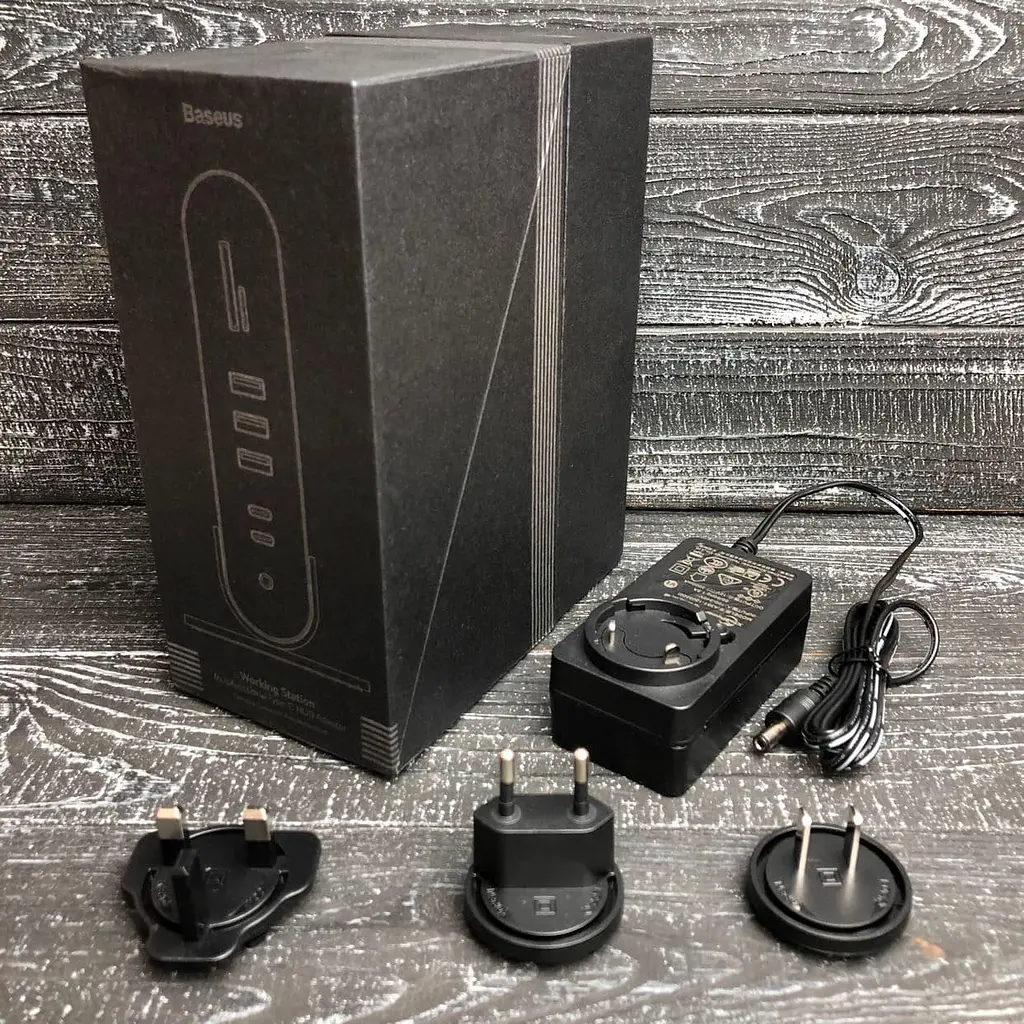 Хаб-концентратор Baseus Working Station для Macbook 16в1 RJ45 Usb, VGA - фото 7