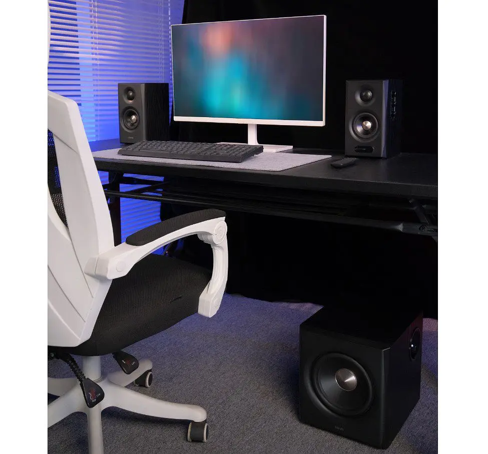 Активні колонки 2.1 Edifier S-355-DB 150W Sub Hi-Res, HDMI, Optical, Coax, Type-C, Bluetooth Black - фото 13