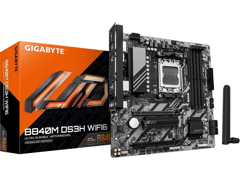 Материнская плата Gigabyte B840M DS3H WIFI6 - фото 2