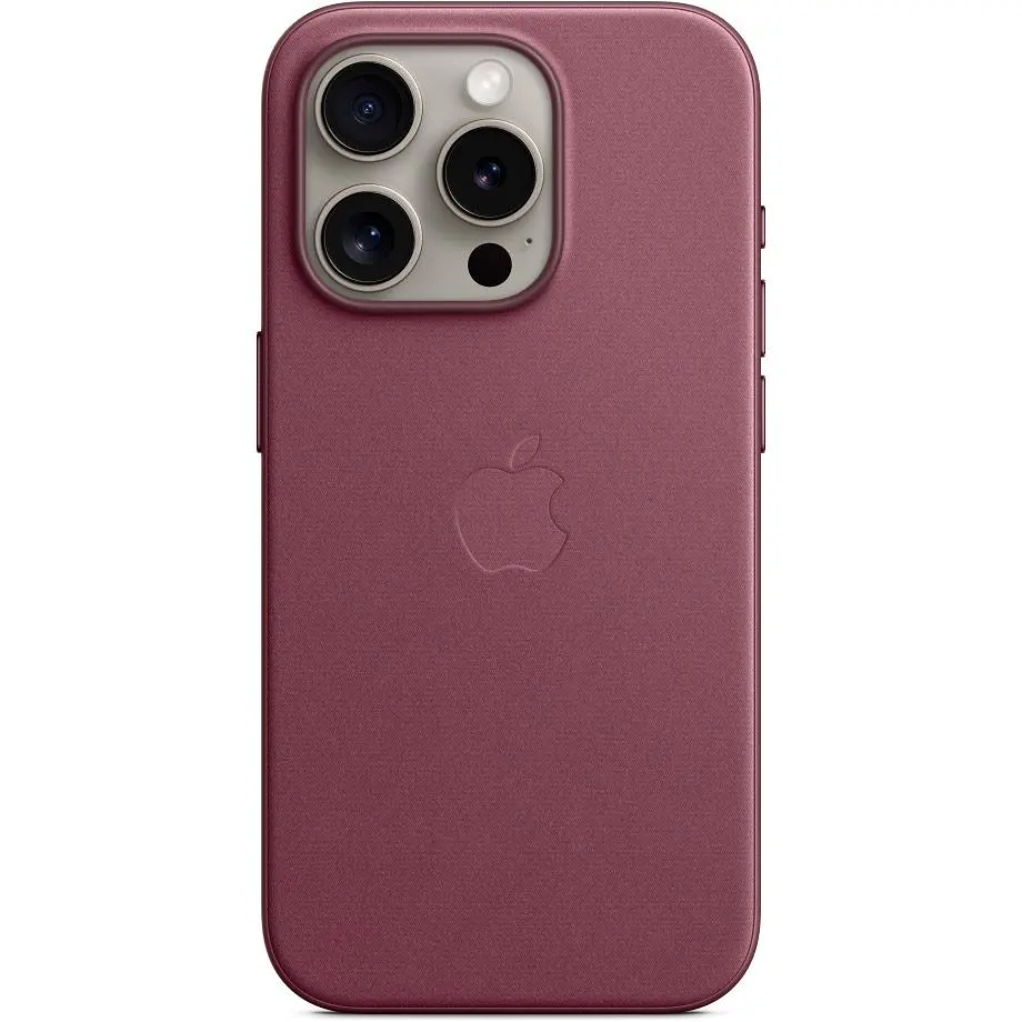 Чохол Apple FineWoven Case with MagSafe для iPhone 15 Pro Mulberry (MT4L3ZM/A) [92960] - фото 6