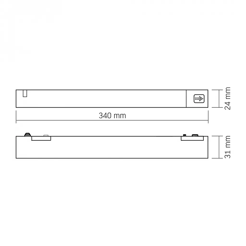 Блок питания Videx VL-TRMS-P200B 200 Вт для магнитных трековых систем наружный (VL-TRMS-P200B) - фото 2