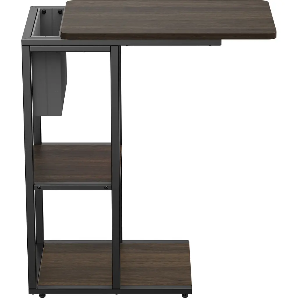 Приставной компьютерный стол OfficePro SD175DW Dark Wood Black [143310] - фото 4