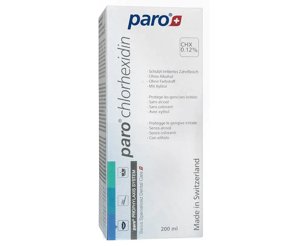 Ополіскувач для ротової порожнини Paro Swiss Paro з хлоргексидином 0,12% 200 мл - фото 2
