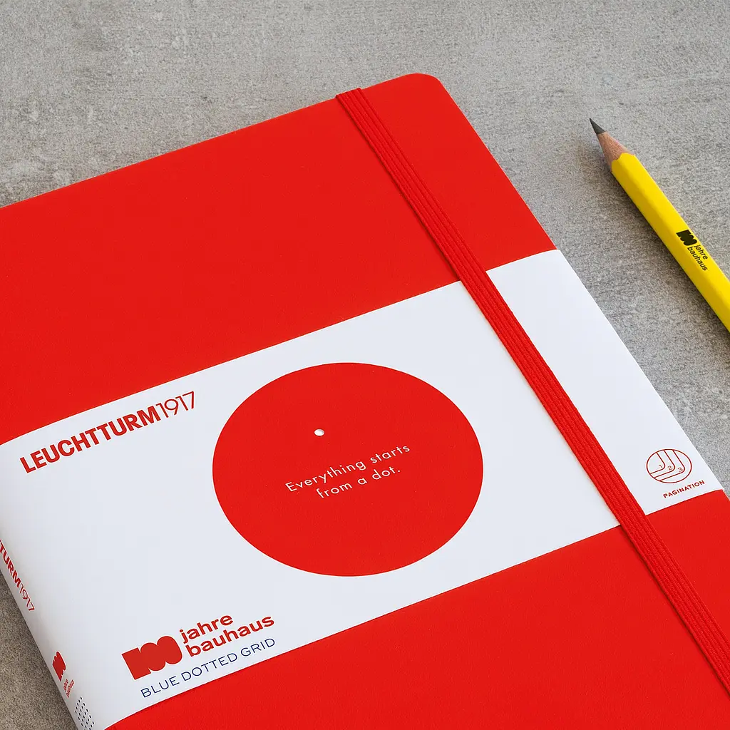 Блокнот Leuchtturm1917, Bauhaus Edition, Середній, чорний, крапка (359617) - фото 5