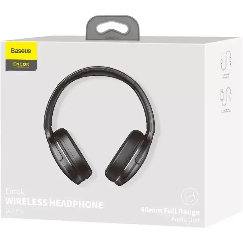 Беспроводные наушники Baseus Encok D02 Pro черные - фото 8