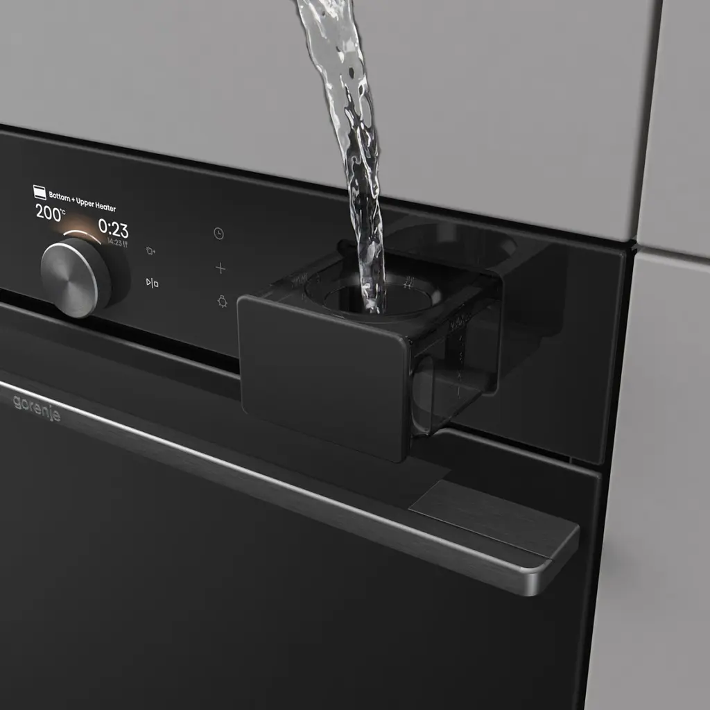 Духовой шкаф электрический Gorenje 77 л A+ Wi-Fi пароварка дисплей конвекция черный - фото 4