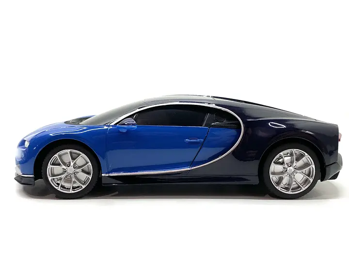 Машинка Rastar Bugatti Chiron на управлении R/C 1:24 синий 76100 - фото 4