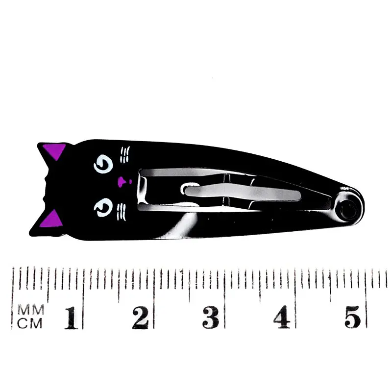 Затискач-хлопавка для волосся "Кошечки" La-beauty 1200-214, 6 штук - фото 2